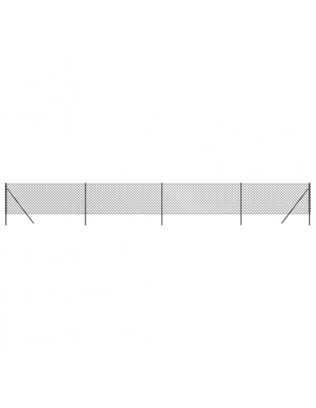 Recinzione a Rete Antracite 1,1x10 m