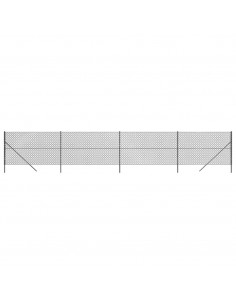 Recinzione a Rete Antracite 1,4x10 m 2