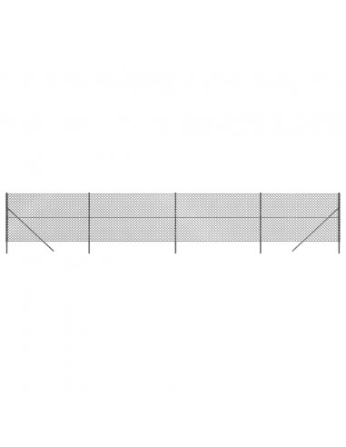 Recinzione a Rete Antracite 1,4x10 m