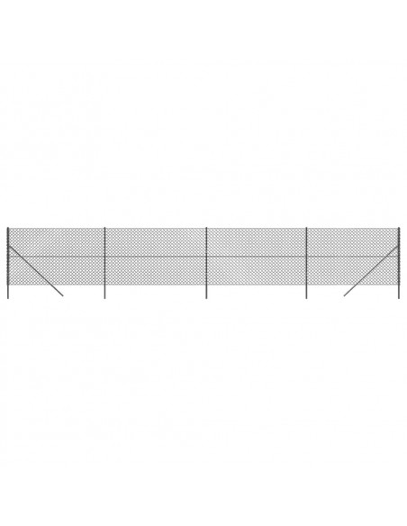 Recinzione a Rete Antracite 1,4x10 m