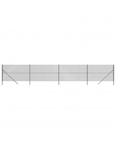 Recinzione a Rete Antracite 2x10 m 2
