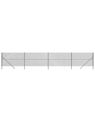 Recinzione a Rete Antracite 2x10 m