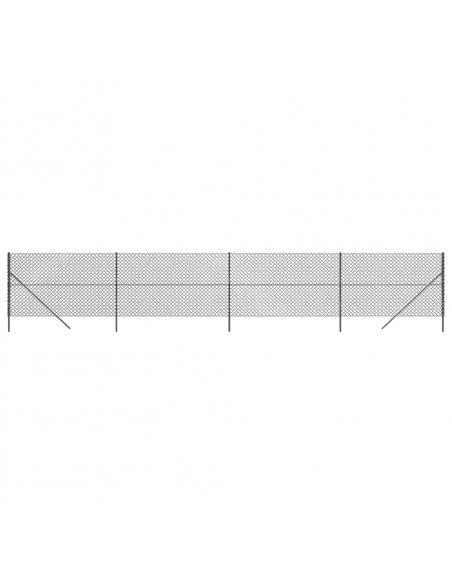 Recinzione a Rete Antracite 2x10 m