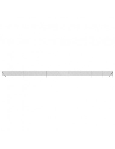 Recinzione a Rete Antracite 0,8x25 m
