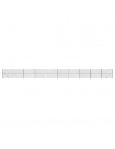 Recinzione a Rete con Picchetti Ancoraggio Antracite 1,4x25 m 2