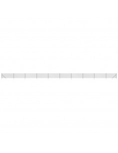 Recinzione a Rete con Picchetti Ancoraggio Antracite 1,1x25 m 2