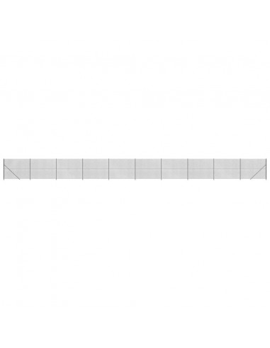 Recinzione a Rete con Flangia Antracite 1,8x25 m
