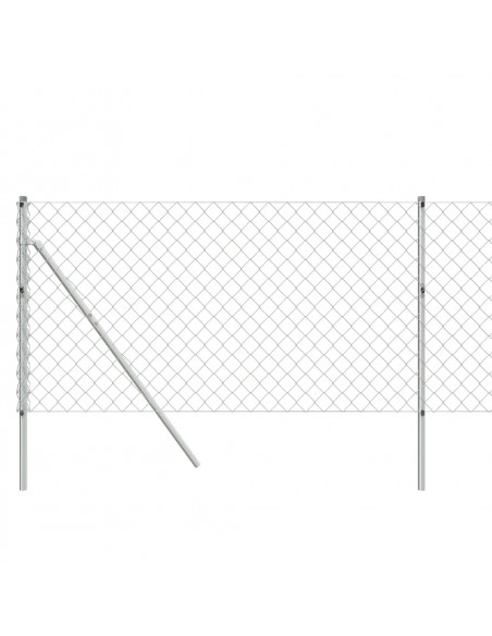 Recinzione a Rete Argento 0,8x25 m