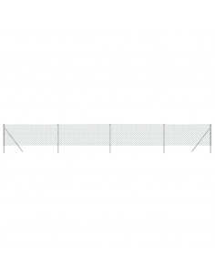 Recinzione a Rete Argento 1x10 m 2