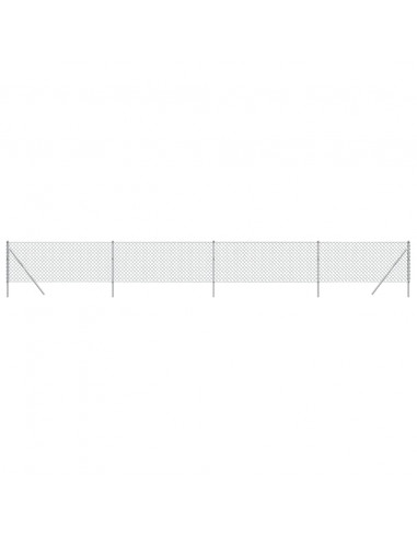 Recinzione a Rete Argento 1x10 m