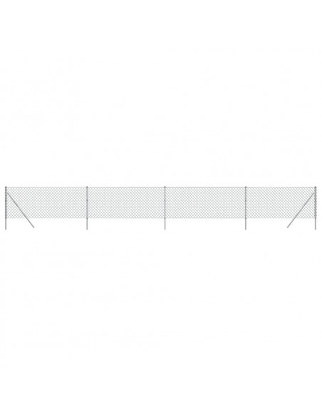 Recinzione a Rete Argento 1x10 m