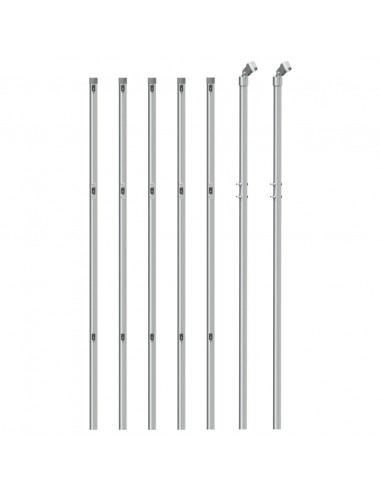 Recinzione a Rete Argento 1x10 m