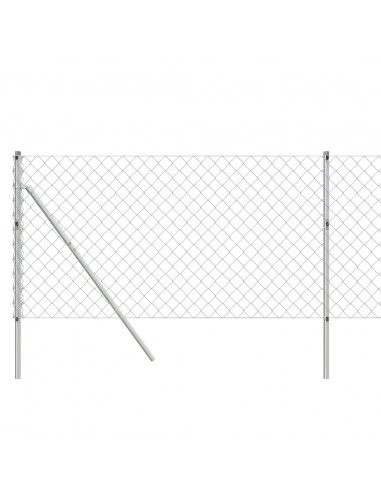 Recinzione a Rete Argento 1x10 m