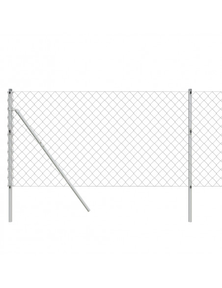 Recinzione a Rete Argento 1x10 m