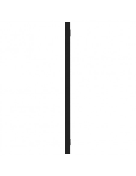 Set Mobili da Bagno 2 pz Nero in Legno Multistrato