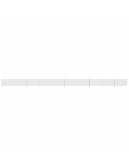 Recinzione a Rete Argento 1,6x25 m