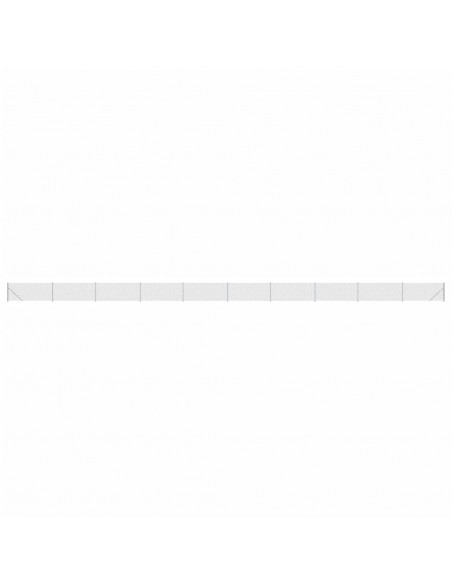 Recinzione a Rete con Flangia Argento 1x25 m