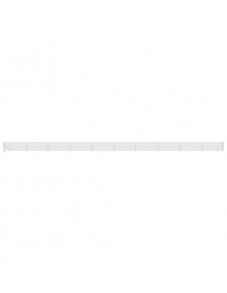 Recinzione a Rete con Flangia Argento 0,8x25 m