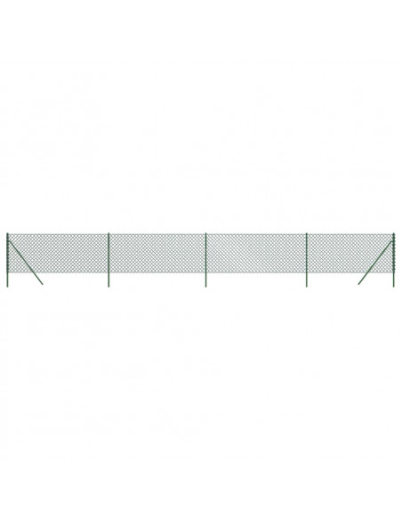 Recinzione a Rete Verde 0,8x10 m
