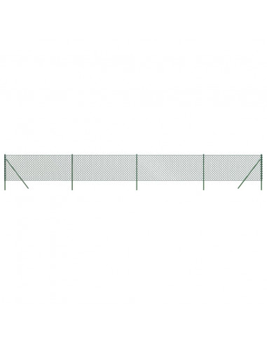 Recinzione a Rete Verde 1,1x10 m
