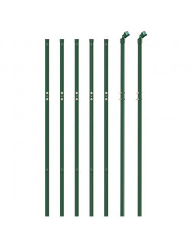 Recinzione a Rete Verde 1,1x10 m