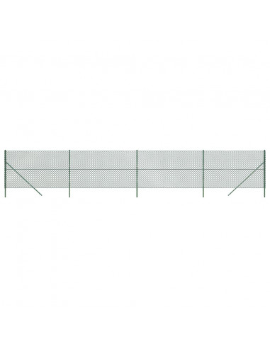Recinzione a Rete Verde 1,4x10 m