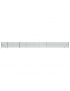 Recinzione a Rete con Picchetti Ancoraggio Verde 1,6x25 m 2