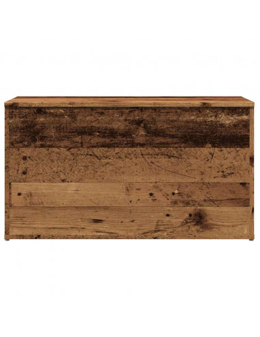 Cassapanca Legno Antico 84x42x46 cm in Legno Ingegnerizzato