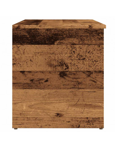 Cassapanca Legno Antico 84x42x46 cm in Legno Ingegnerizzato
