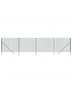 Recinzione Metallica Verde 2x10 m in Acciaio Zincato 2