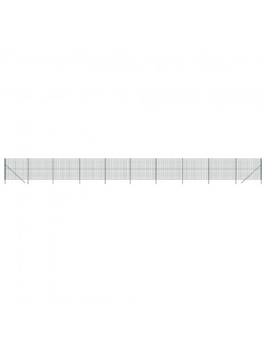 Recinzione Metallica Verde 2,2x25 m in Acciaio Zincato