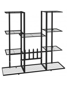 Portafiori 94,5x25x89 cm Ferro Nero 2
