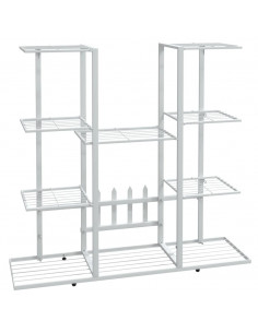 Portafiori 94,5x25x89 cm Ferro Bianco 2