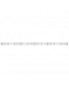 Recinzione Metallica con Picchetti Ancoraggio Verde 1,1x25 m 2