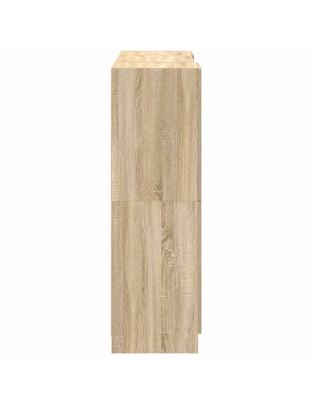 Set di Mobili da Cucina 3 pz Rovere Sonoma in Truciolato