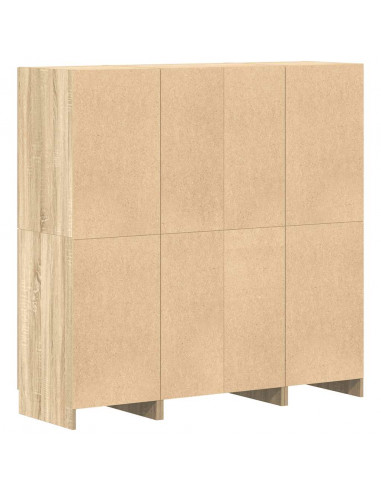 Set di Mobili da Cucina 3 pz Rovere Sonoma in Truciolato