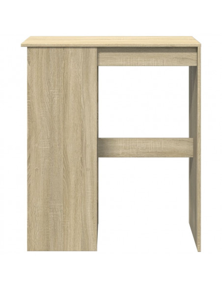 Tavolo Bar con Rastrelliera Sonoma 90x47,5x103,5 cm Multistrato