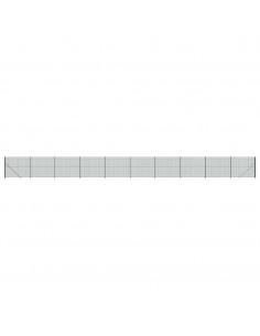 Recinzione Metallica con Flangia Verde 2x25 m 2