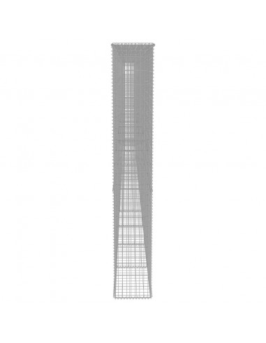 Gabbione con Copertura in Acciaio Zincato 900x50x200 cm