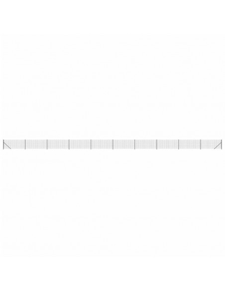 Recinzione Metallica con Flangia Antracite 0,8x25 m