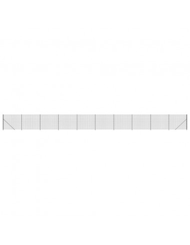 Recinzione Metallica con Flangia Antracite 1,4x25 m
