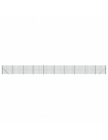 Recinzione Metallica con Flangia Verde 1,8x25 m