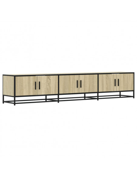 Mobile per TV Rovere Sonoma 210x35x41 cm in Truciolato