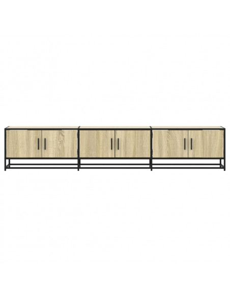 Mobile per TV Rovere Sonoma 210x35x41 cm in Truciolato