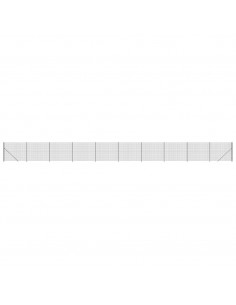 Recinzione Metallica con Flangia Antracite 2,2x25 m 2