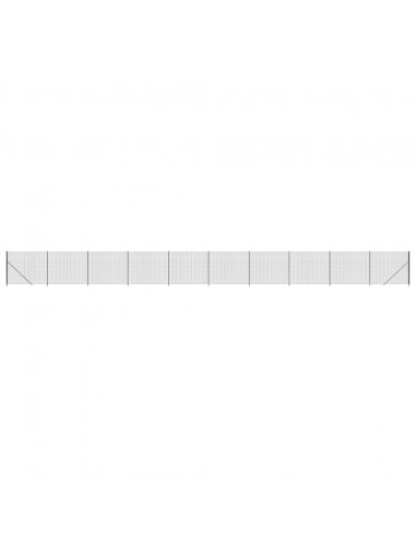 Recinzione Metallica con Flangia Antracite 2,2x25 m