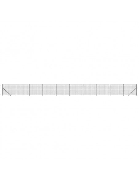 Recinzione Metallica con Flangia Antracite 2,2x25 m