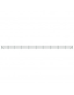 Recinzione Metallica con Flangia Verde 1x25 m 2