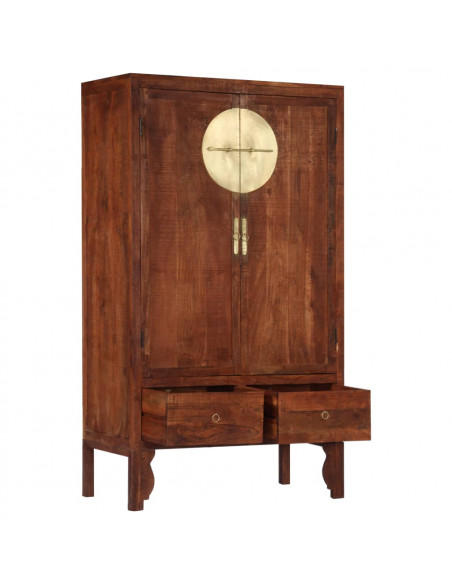 Guardaroba 100x50x175 cm in Legno Massello d'Acacia