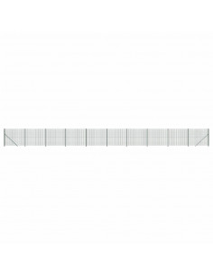 Recinzione Metallica con Flangia Verde 1,6x25 m 2